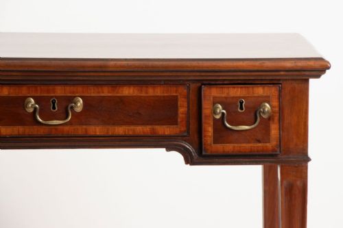 GEORGIAN CUBAN MAHOGANY SIDE TABLE C1780 - ADDITIONAL PHOTO 3