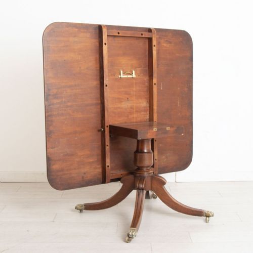 EXTRA LARGE SOLID MAHOGANY REGENCY BREAKFAST TABLE C1820 - ADDITIONAL PHOTO 2