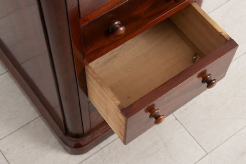 PAIR OF VICTORIAN MAHOGANY BEDSIDE CHESTS - ADDITIONAL PHOTO 2