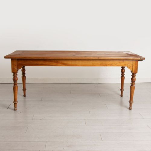 EARLY 19TH CENTURY FRENCH FRUITWOOD DINING TABLE - ADDITIONAL PHOTO 1
