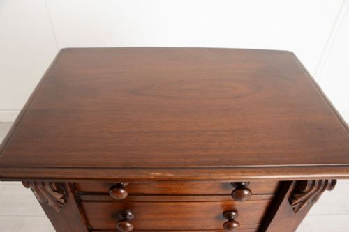 VICTORIAN MAHOGANY WELLINGTON CHEST C1890 - ADDITIONAL PHOTO 3