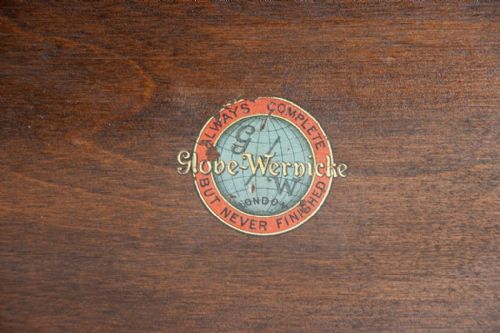 ANTIQUE GOLDEN OAK STACKING CABINET BY GLOBE WERNICKE C1920 - ADDITIONAL PHOTO 4