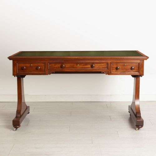 ANTIQUE MAHOGANY WILLIAM IV LIBRARY TABLE - ADDITIONAL PHOTO 1