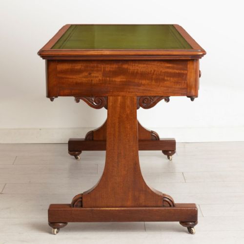 ANTIQUE MAHOGANY WILLIAM IV LIBRARY TABLE - ADDITIONAL PHOTO 2