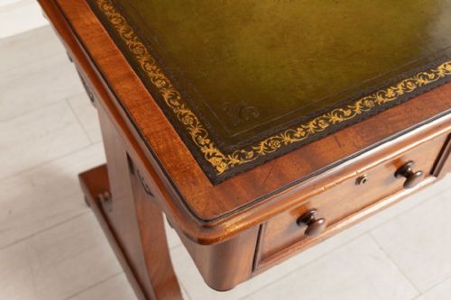ANTIQUE MAHOGANY WILLIAM IV LIBRARY TABLE - ADDITIONAL PHOTO 3