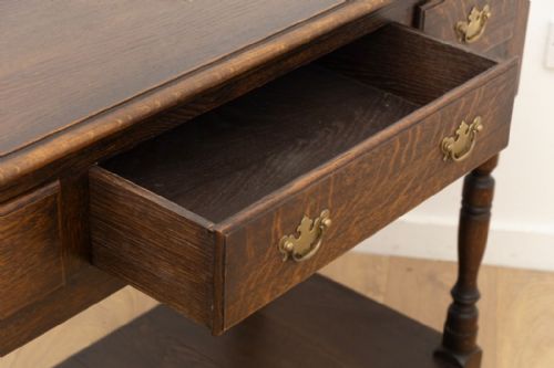 ANTIQUE OAK SERVER - ADDITIONAL PHOTO 1