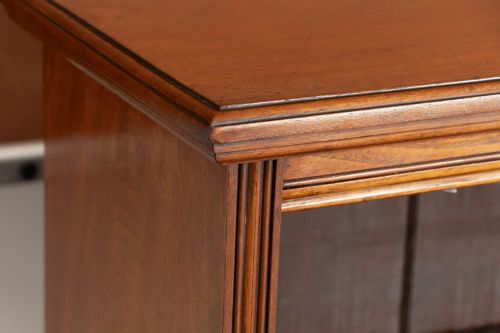 VICTORIAN WALNUT OPEN BOOKCASE - ADDITIONAL PHOTO 2