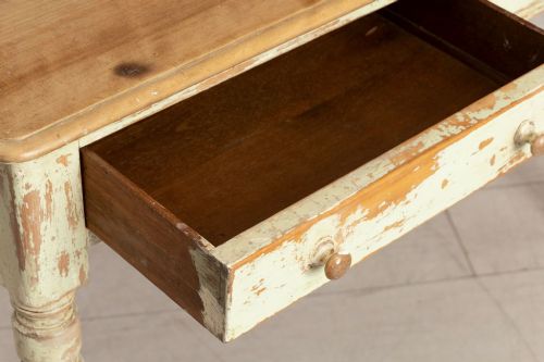 19TH CENTURY BIRCH WRITING TABLE - ADDITIONAL PHOTO 2