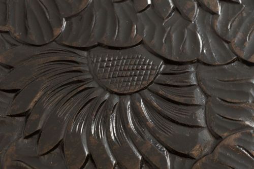 ANTIQUE JAPANESE HAND CARVED SIDE TABLE BY LIBERTY OF LONDON - ADDITIONAL PHOTO 2