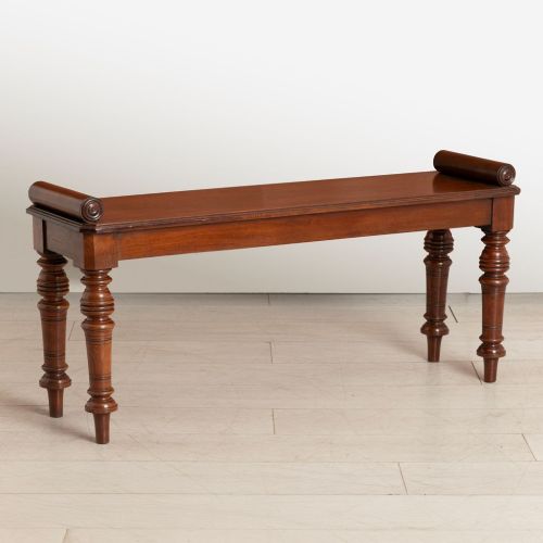 Victorian Mahogany Window Seat C.1870
