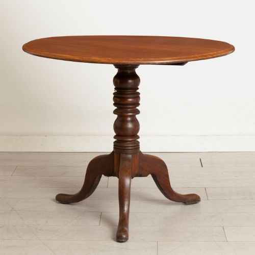 19th Century Mahogany Tilt Top Table