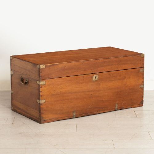 19th Century Camphor Wood Blanket Box