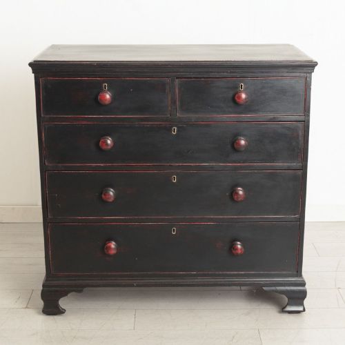 19th Century Chest of Drawers in Modern Paint Finish