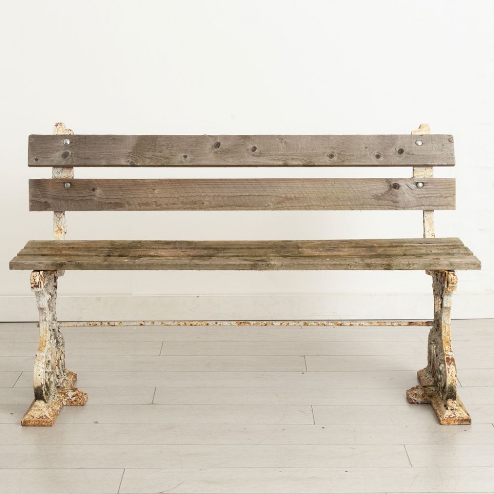 19th Century Cast Iron Garden Bench View II