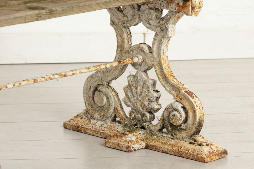 19th Century Cast Iron Garden Bench View III