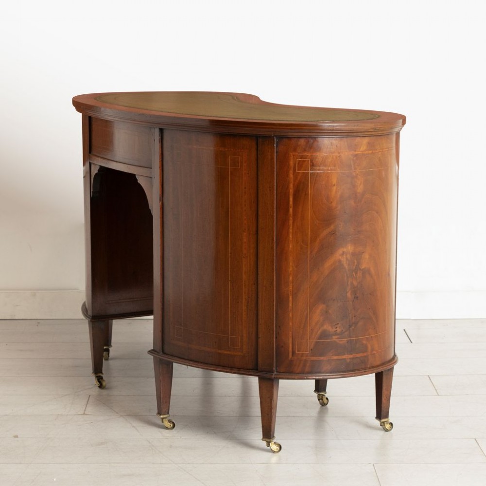 Victorian Mahogany Kidney Shaped Desk View III