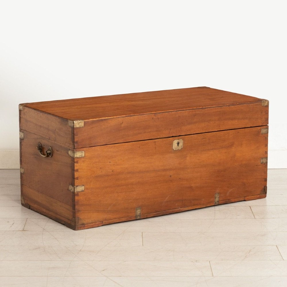 19th Century Camphor Wood Blanket Box