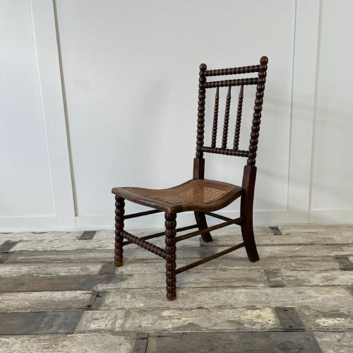 early 20th c bobbin nursing chair - CATEGORY: ANTIQUE CHAIRS - DATED 1920