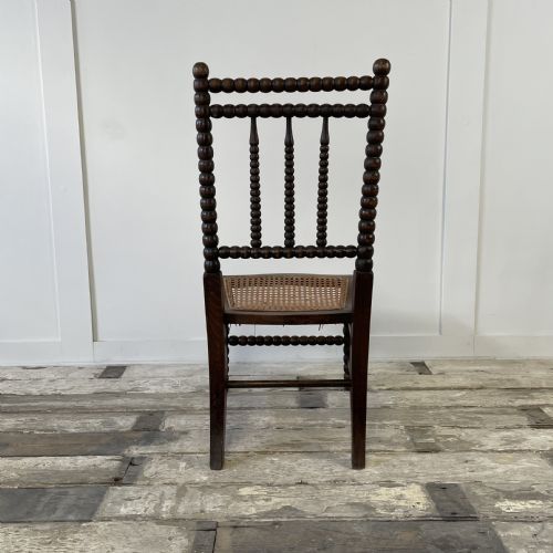 EARLY 20TH C BOBBIN NURSING CHAIR - ADDITIONAL PHOTO 2