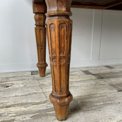 19TH C PINE GOTHIC REVIVAL LIBRARY TABLE - ADDITIONAL PHOTO 3