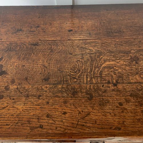 18TH C OAK MULE CHEST - ADDITIONAL PHOTO 4