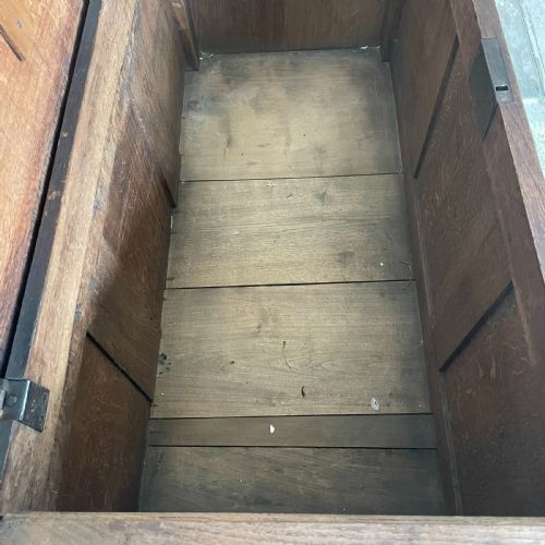 18TH C OAK MULE CHEST - ADDITIONAL PHOTO 14
