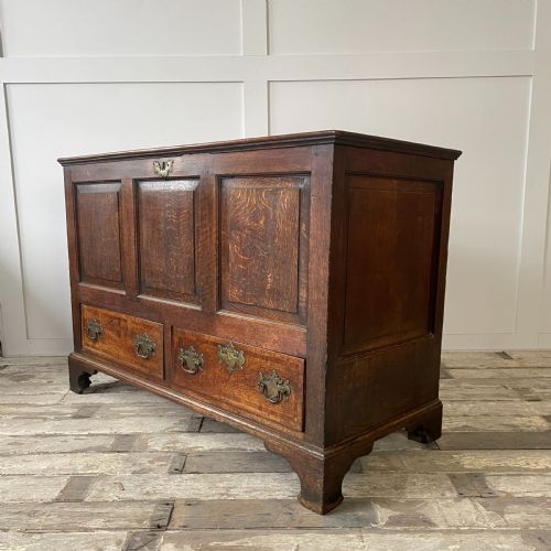 18TH C OAK MULE CHEST - ADDITIONAL PHOTO 18