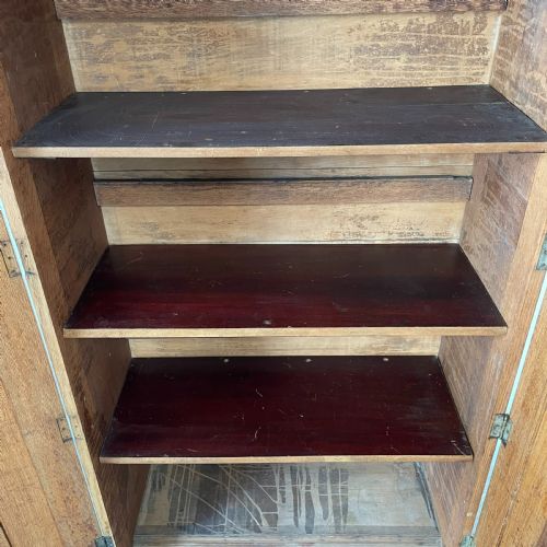 EARLY 20TH C OAK HALL CUPBOARD - ADDITIONAL PHOTO 9