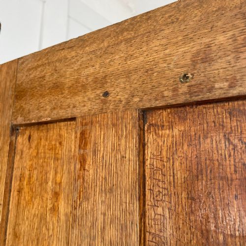 EARLY 20TH C OAK HALL CUPBOARD - ADDITIONAL PHOTO 11