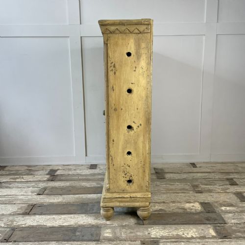 19TH C PAINTED PINE MEAT SAFE - ADDITIONAL PHOTO 9