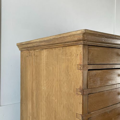 EARLY 20TH C PINE BANK OF DRAWERS - ADDITIONAL PHOTO 6