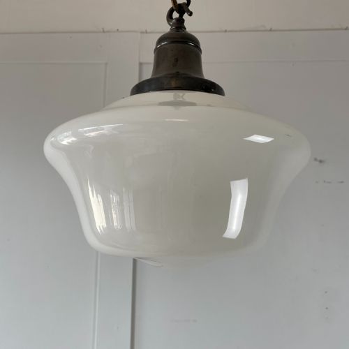 VICTORIAN OPALINE PENDANT LIGHT - ADDITIONAL PHOTO 1