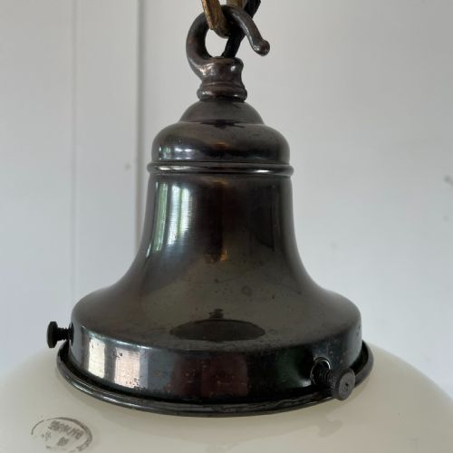VICTORIAN OPALINE PENDANT LIGHT - ADDITIONAL PHOTO 3