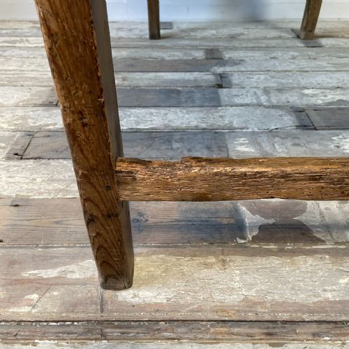EARLY 19TH C PINE KITCHEN PREP TABLE - ADDITIONAL PHOTO 11