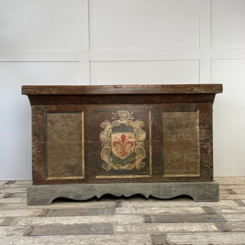 19th c oak dough bin - CATEGORY: ANTIQUE CHESTS - DATED 19TH CENTURY