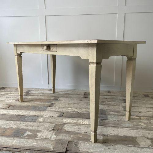 EARLY 20TH C FRENCH OAK KITCHEN TABLE - ADDITIONAL PHOTO 9