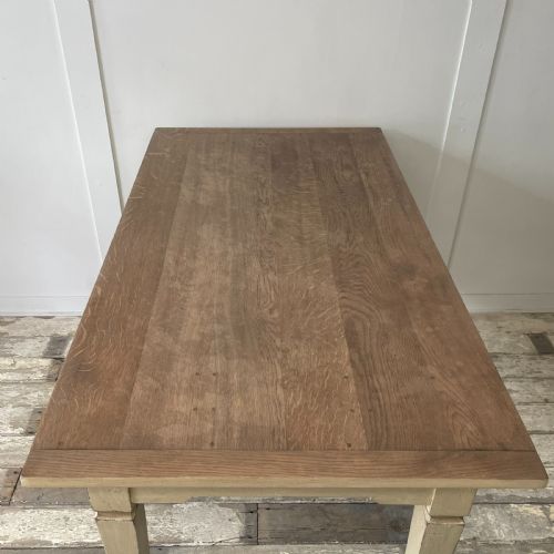 EARLY 20TH C FRENCH OAK KITCHEN TABLE - ADDITIONAL PHOTO 10