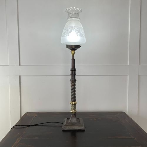 early 20th c table lamp - CATEGORY: ANTIQUE LIGHTING - DATED 1920
