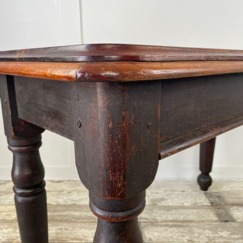 19TH C MAHOGANY HALL TABLE - ADDITIONAL PHOTO 4