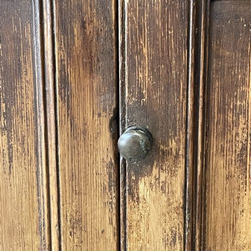 19TH C PINE SYCAMORE KITCHEN PREP SIDEBOARD - ADDITIONAL PHOTO 13