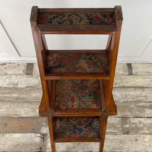 19TH C WALNUT METAMORPHIC CHAIR - ADDITIONAL PHOTO 8