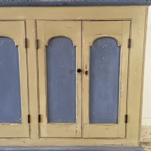 VICTORIAN PINE PAINTED SCHOOL CUPBOARD - ADDITIONAL PHOTO 3