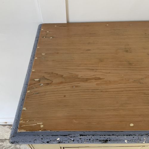 VICTORIAN PINE PAINTED SCHOOL CUPBOARD - ADDITIONAL PHOTO 10