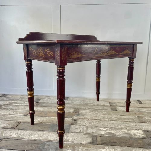 VICTORIAN CHINOISERIE LAMP TABLE - ADDITIONAL PHOTO 10