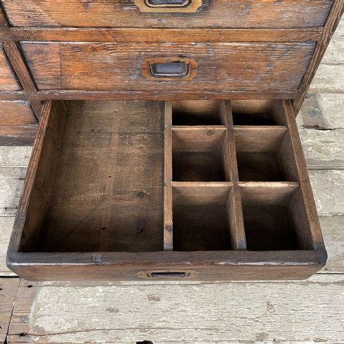 19TH C GUNSMITHS BANK OF DRAWERS - ADDITIONAL PHOTO 3