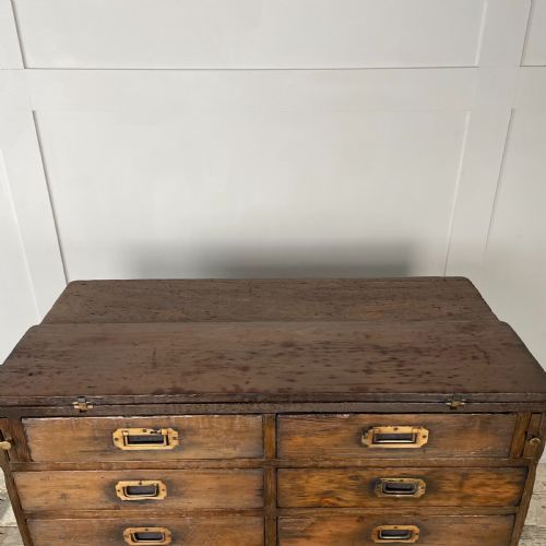 19TH C GUNSMITHS BANK OF DRAWERS - ADDITIONAL PHOTO 10