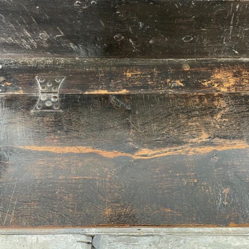 18TH C OAK BOX SETTLE - ADDITIONAL PHOTO 7