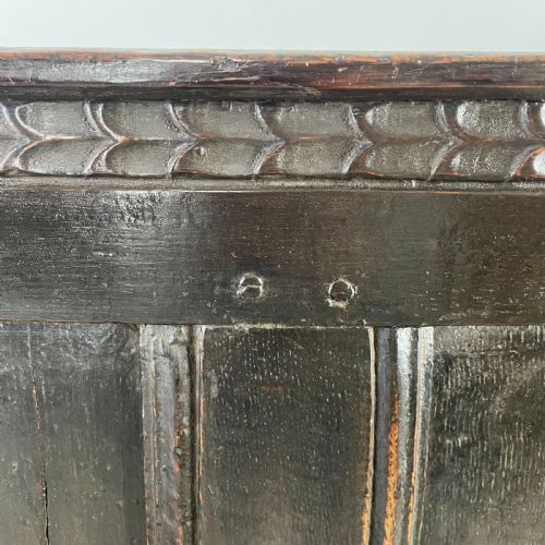 18TH C OAK BOX SETTLE - ADDITIONAL PHOTO 10