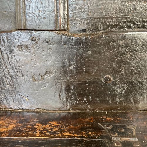 18TH C OAK BOX SETTLE - ADDITIONAL PHOTO 12