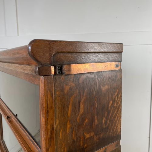 OAK GLOBE WERNICKE BARRISTERS BOOKCASE - ADDITIONAL PHOTO 1